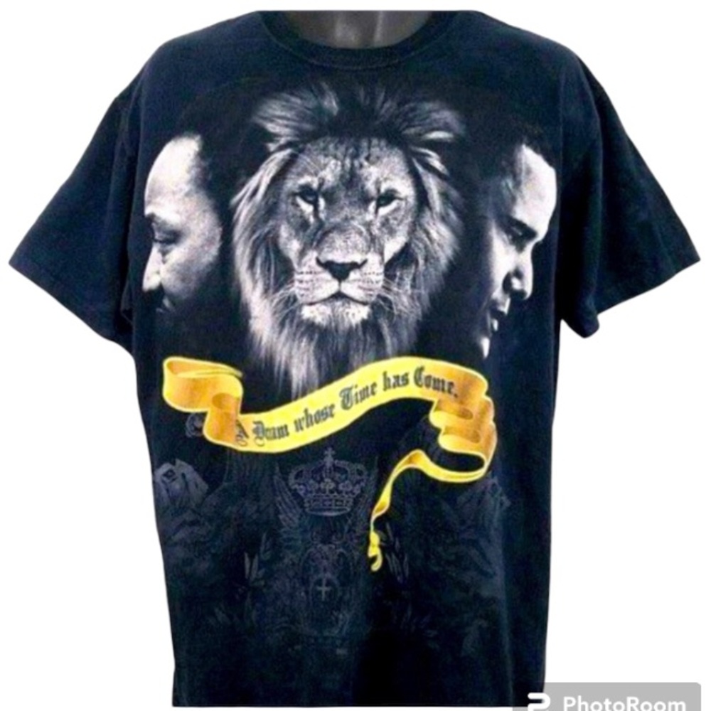 Vintage The Mountain MLK and Obama Tee